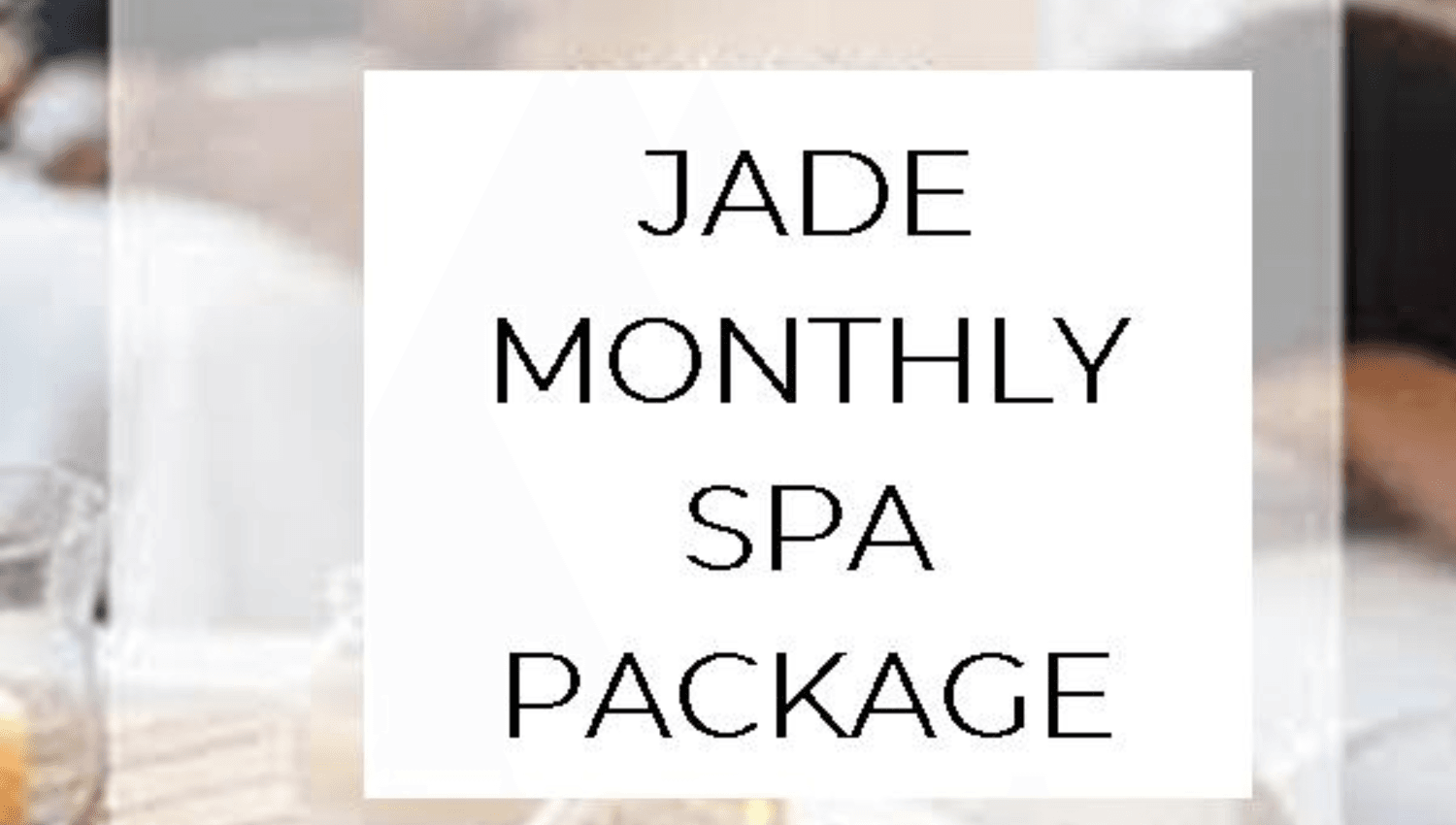 Image for Spa Packages - Swipe Image LEFT for More Services